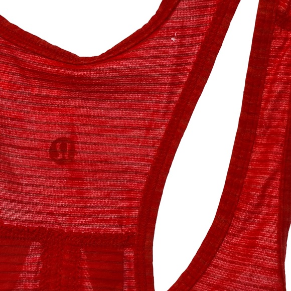 LULULEMON Rare Slit Yogi Racer Back III Coral Halter Tank + Small Reusable Bag - Picture 11 of 16